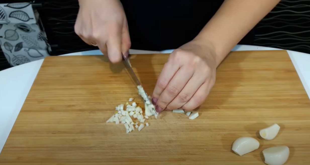 Saindoux salé à l'ail - Étape 2