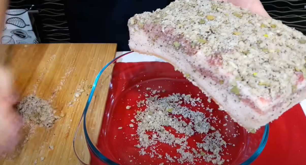 Saindoux salé à l'ail - Étape 5