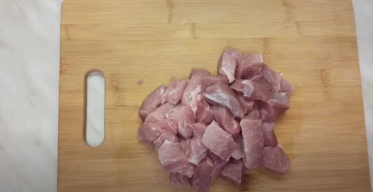 Pilaf de porc - Étape 1