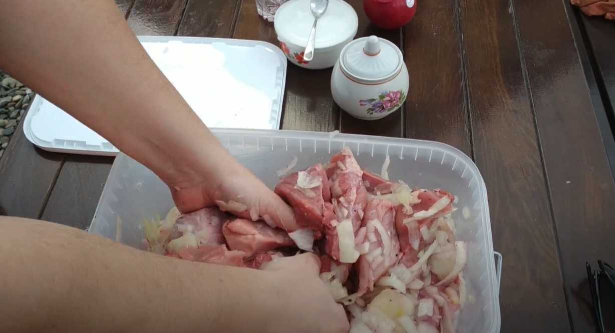 Chachlik au jus de grenade - Étape 4