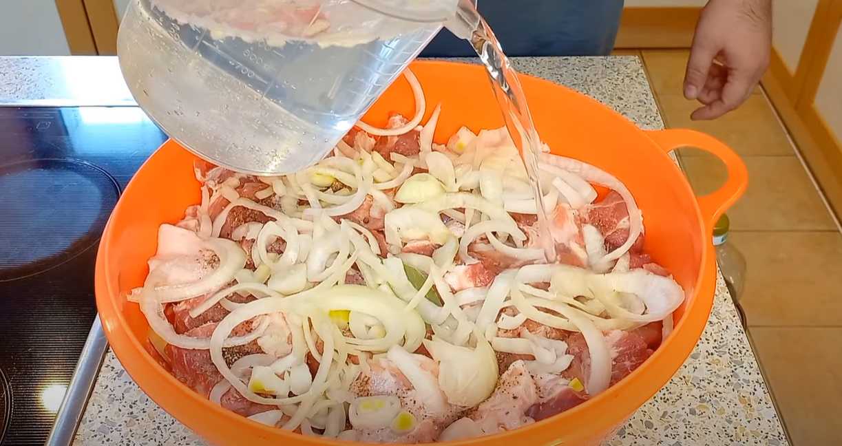 Brochettes de porc soviétiques au vinaigre et aux oignons - Étape 8