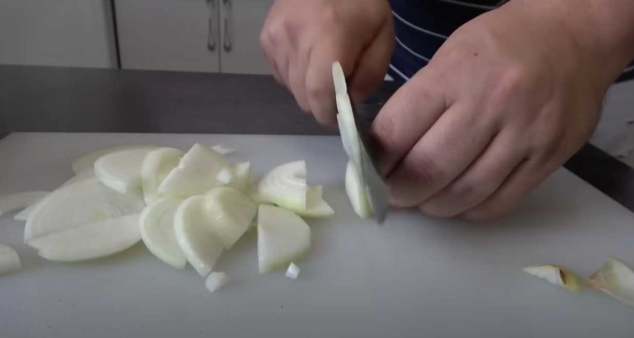 Brochettes de porc à l'eau minérale - Étape 1