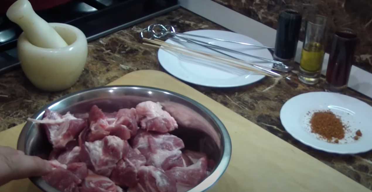 Shish Kebab de porc Airfryer - Étape 1