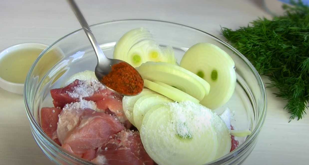 Brochettes de porc au four avec pommes de terre - Étape 3