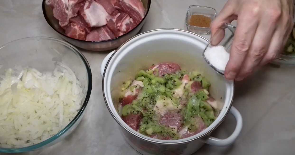 Marinade pour kebab de kiwi - Étape 4