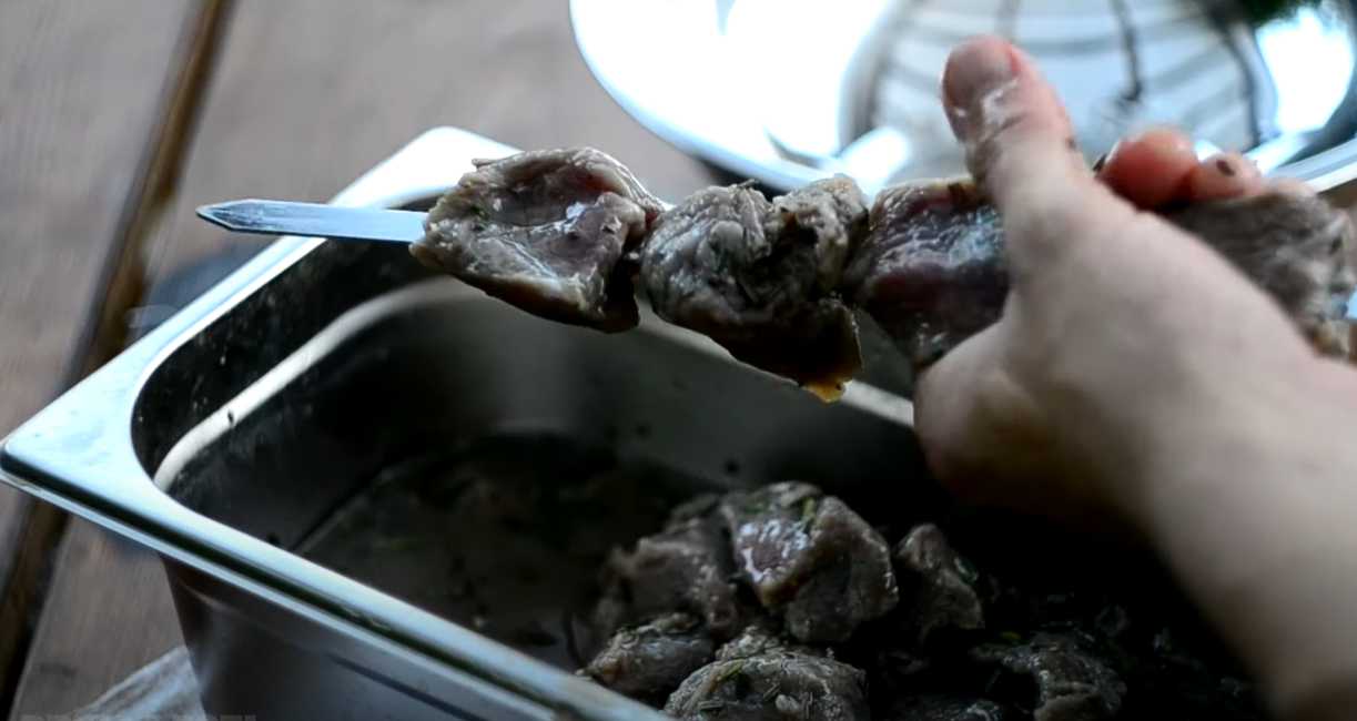 Shashlik de bœuf - Étape 7