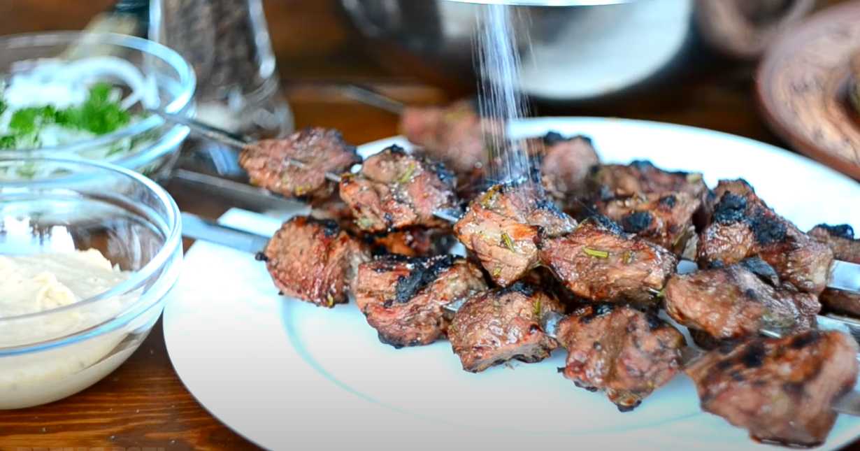 Chachlik de bœuf - Étape 10