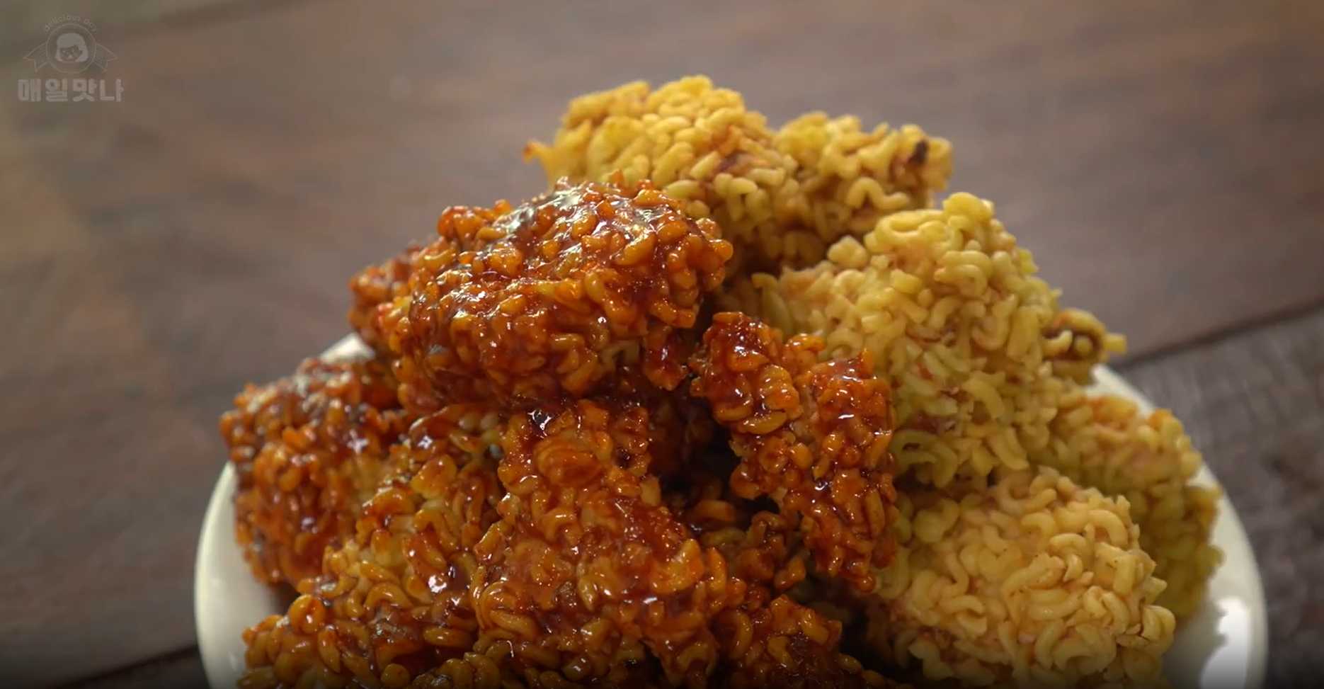 Poulet croustillant aux nouilles sèches - Étape 12