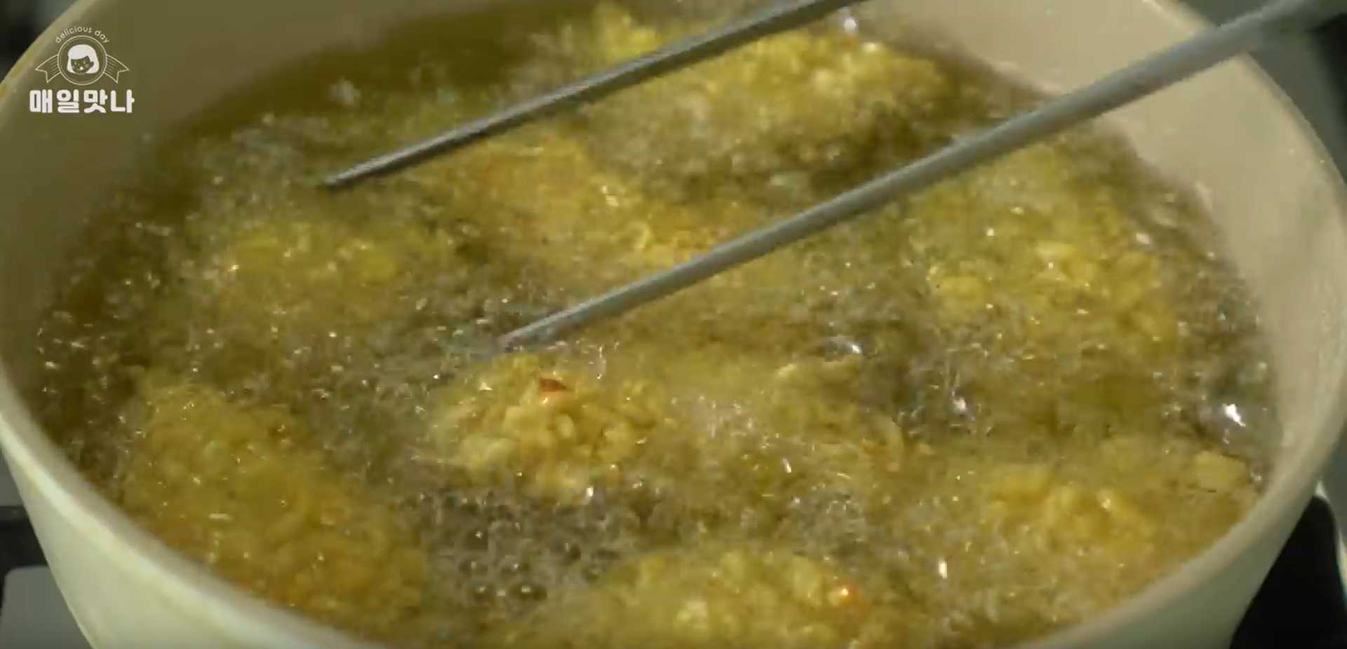 Poulet croustillant aux nouilles sèches - Étape 6