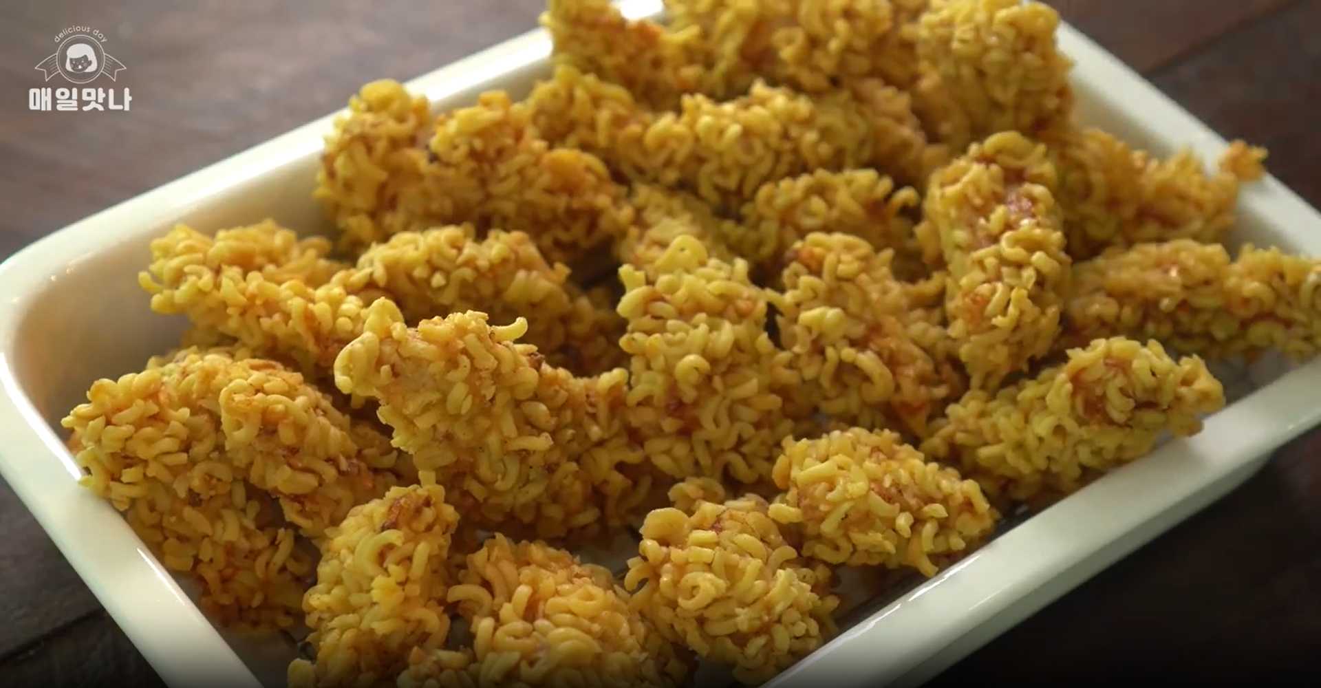 Poulet croustillant aux nouilles sèches - Étape 7