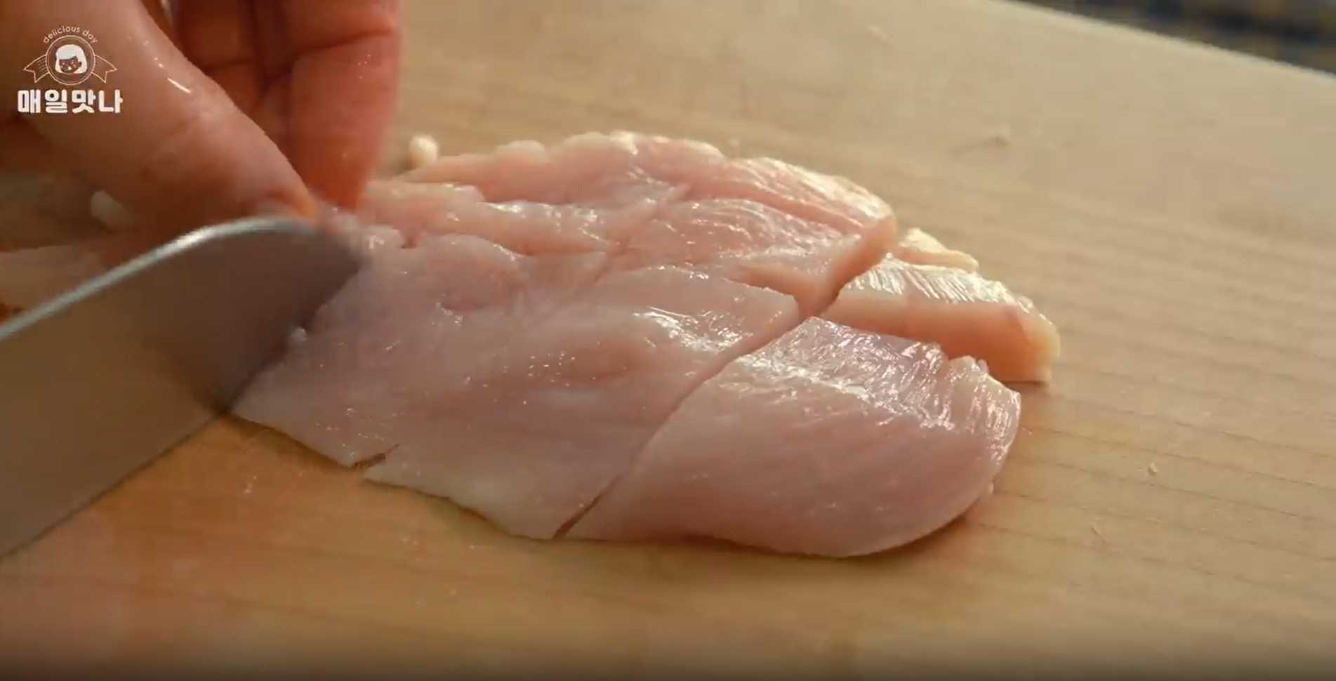 Poulet croustillant aux nouilles sèches - Étape 1