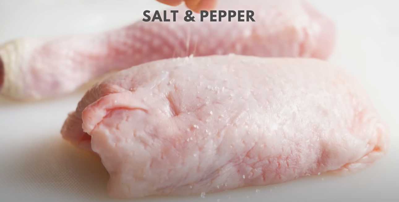 Fricassée de poulet et de champignons - Étape 1