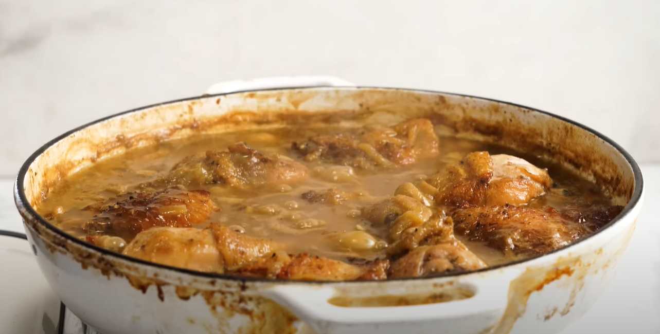 Fricassée de poulet et de champignons - Étape 11