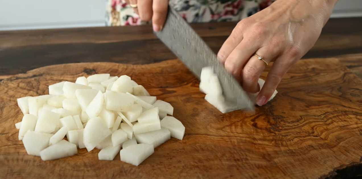 Soupe de radis daikon - Étape 3