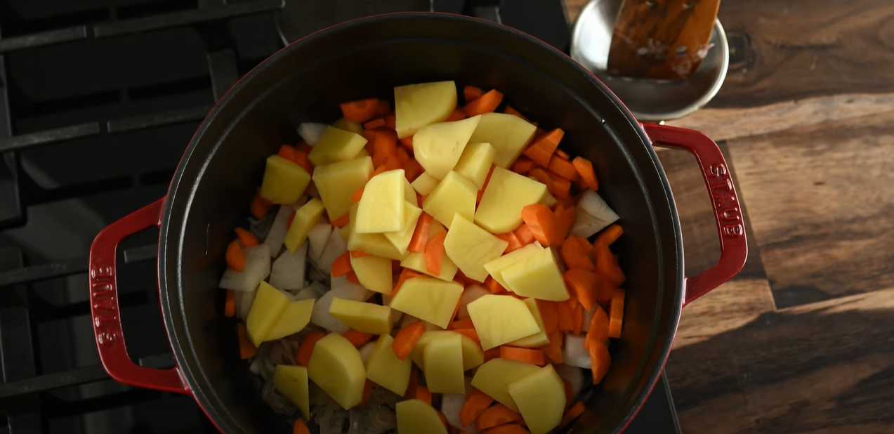 Soupe de radis daikon - Étape 6