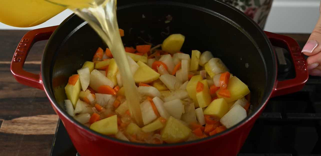 Soupe de radis daikon - Étape 7