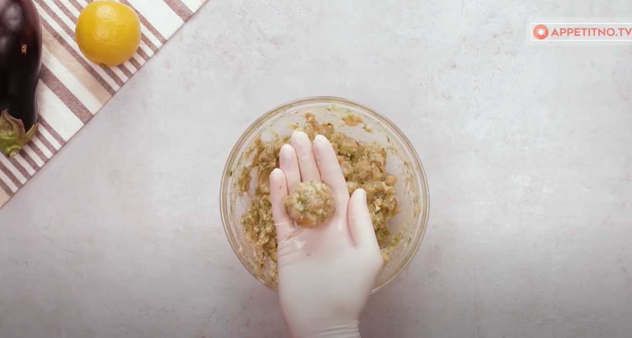 Boulettes d'aubergine - Étape 5