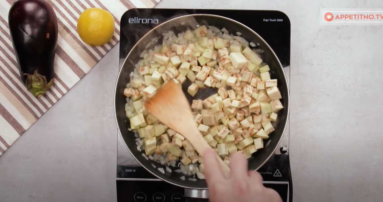 Boulettes d'aubergine - Étape 2