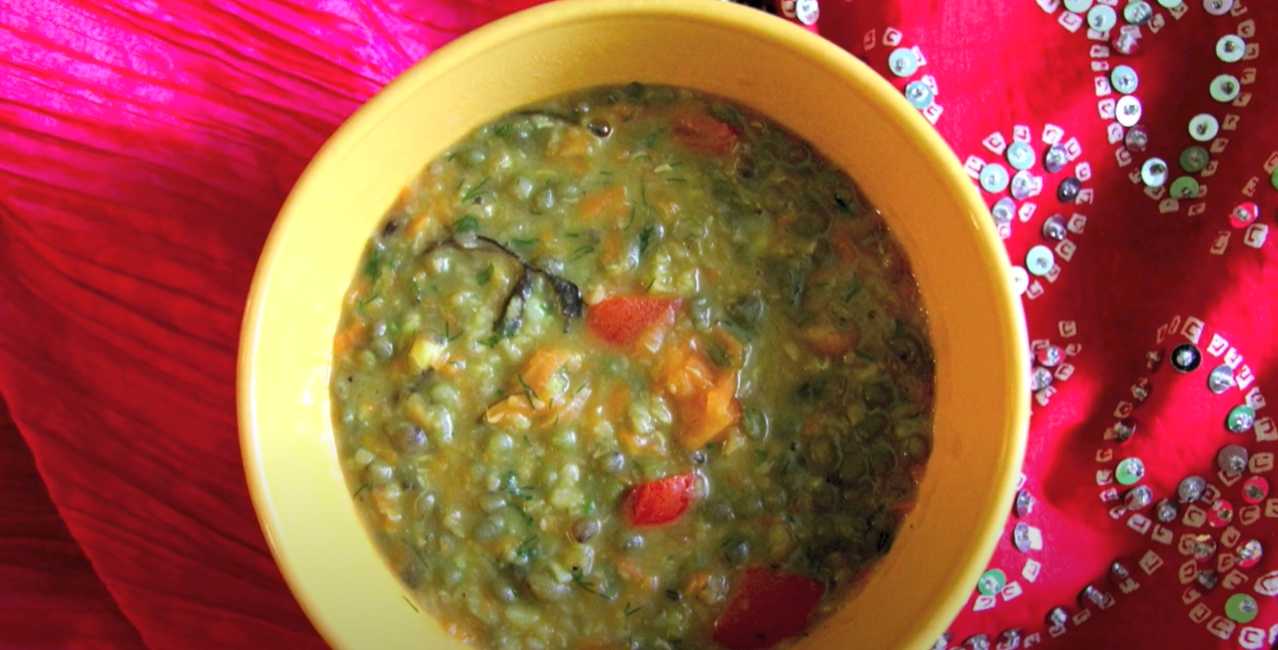 Soupe de lentilles mungo - Étape 11