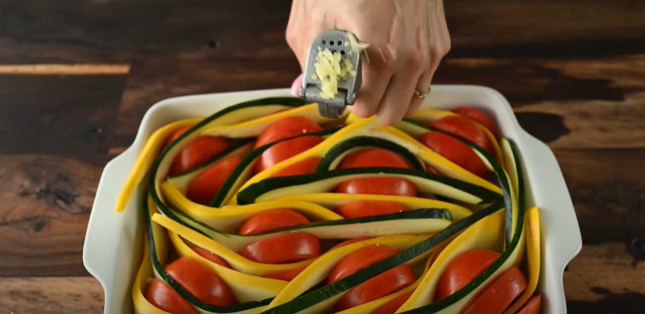 Gratin de courgettes et de tomates - Étape 4