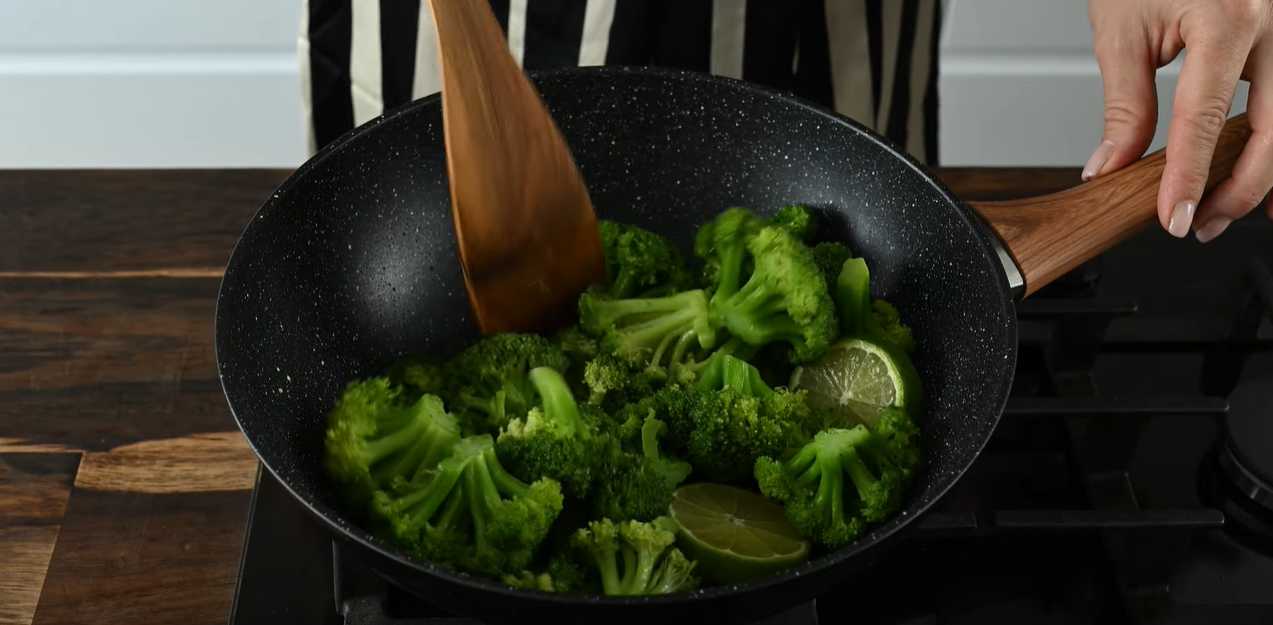 Aubergines frites au fromage et aux brocolis - Étape 8