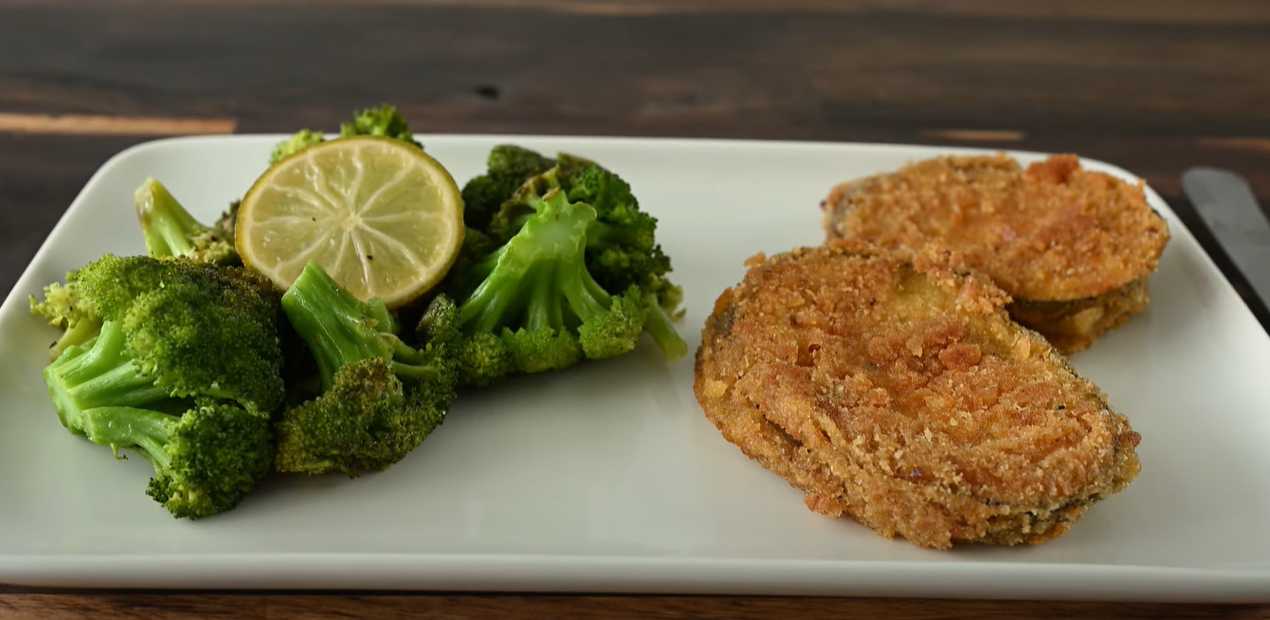 Aubergines frites au fromage et aux brocolis - Étape 10