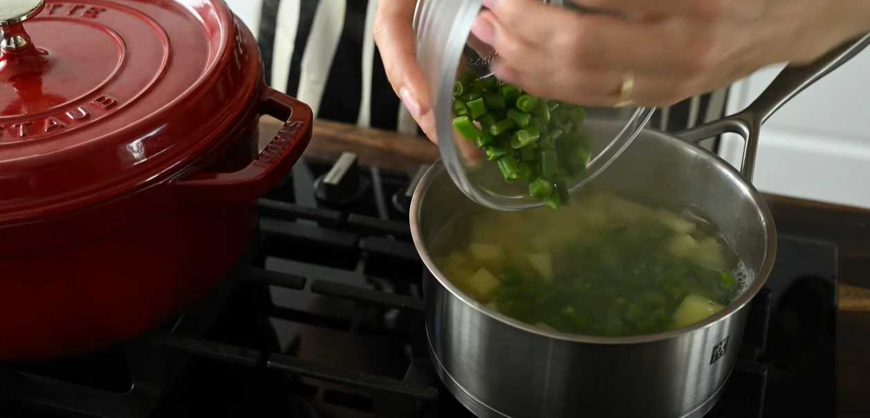 Soupe aux haricots verts - Étape 12