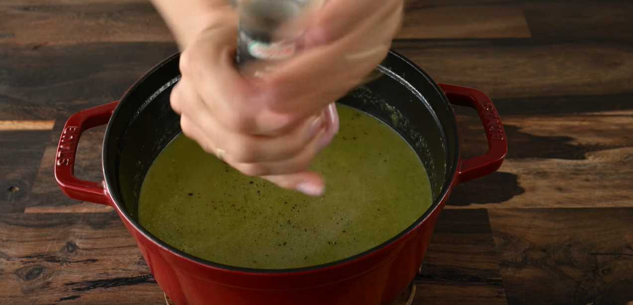 Soupe aux haricots verts - Étape 14