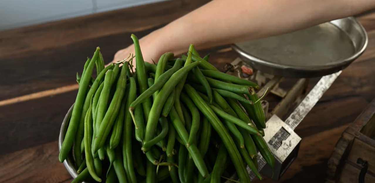 Soupe aux haricots verts - Étape 1