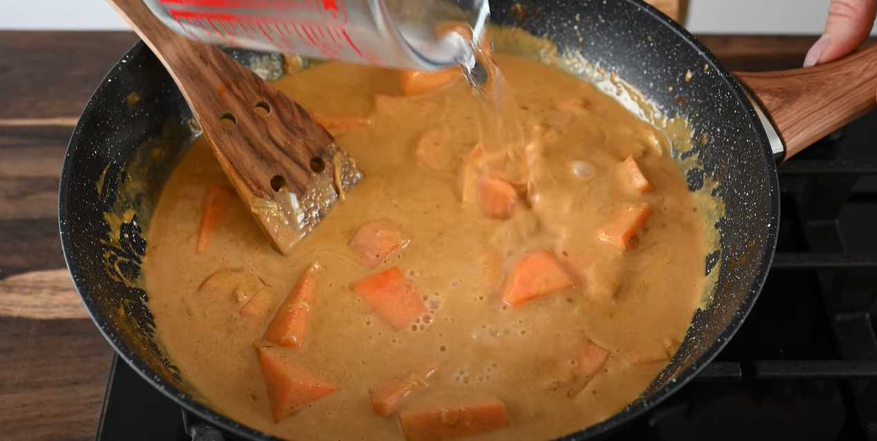 Patates douces au lait de coco - Étape 7