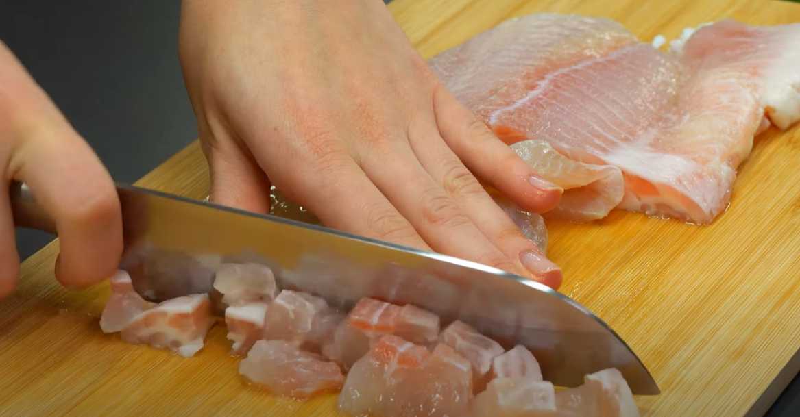 Beignets de poisson à la sauce à la crème fraîche - Étape 1