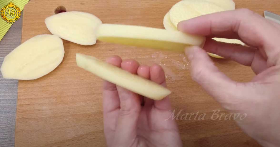 Frites maison - Étape 1