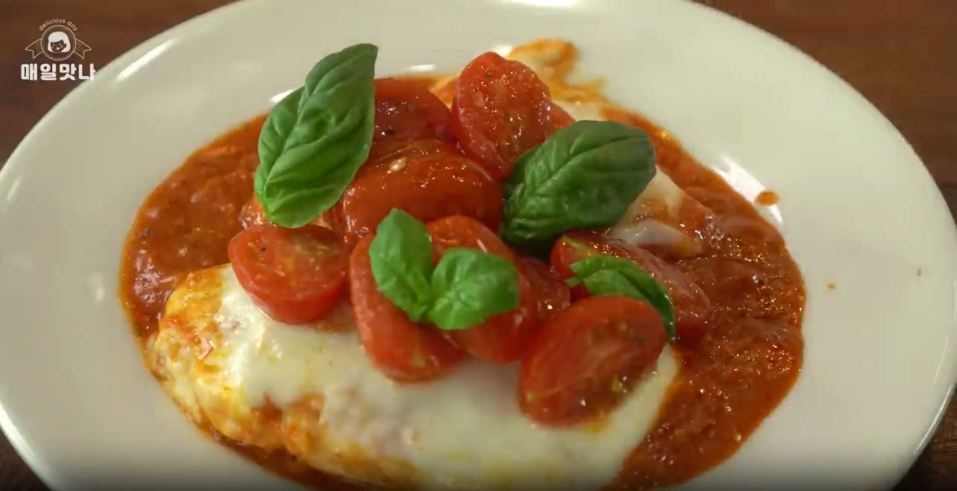 Blanc de poulet au fromage et aux tomates - Étape 13