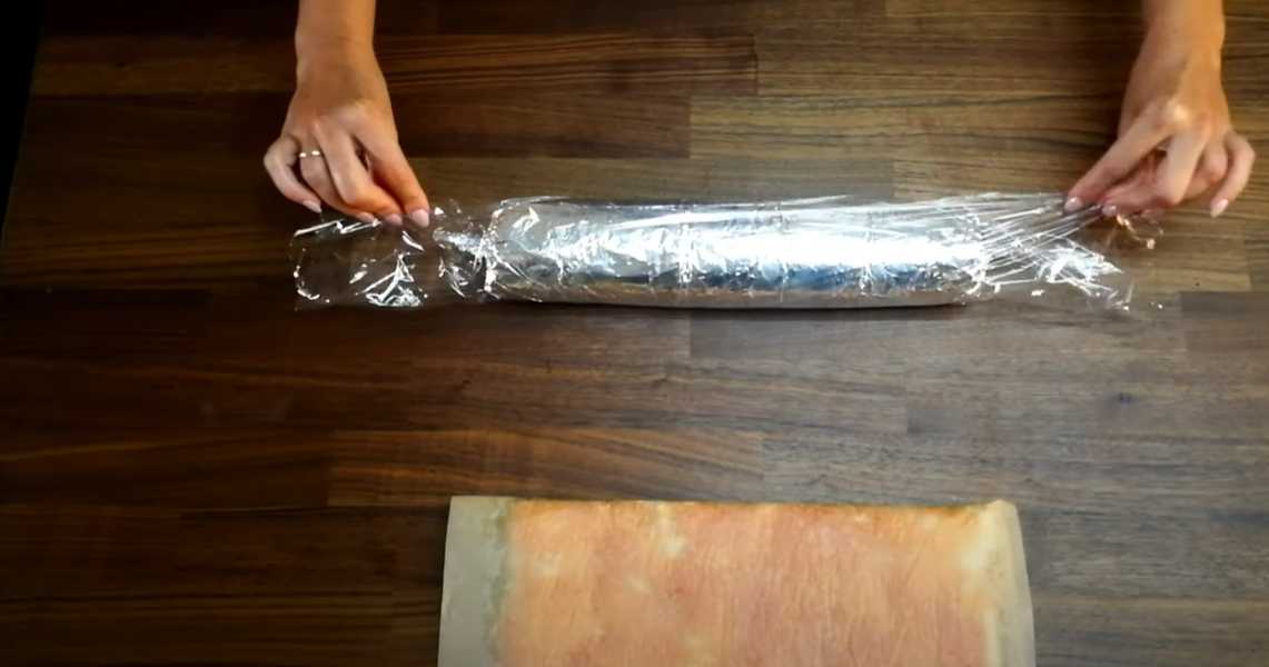 Rouleau aux épinards, saumon et fromage - Étape 8