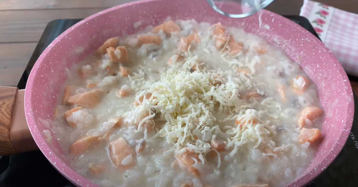 Risotto au saumon - Étape 9