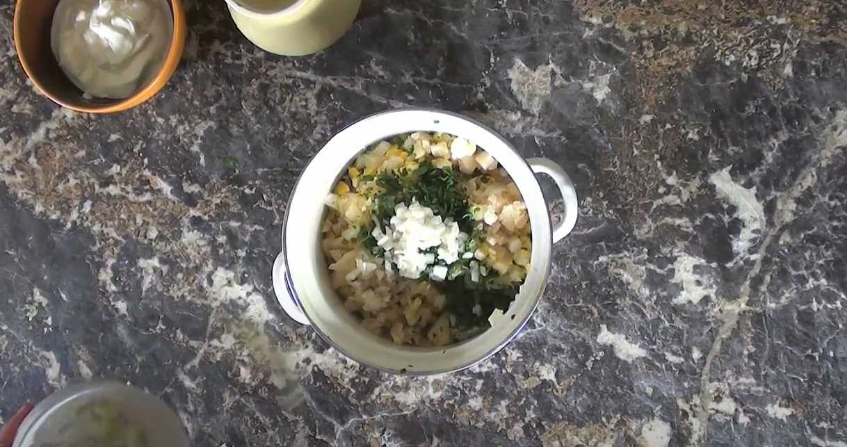 Okroshka au kvas blanc - Étape 8