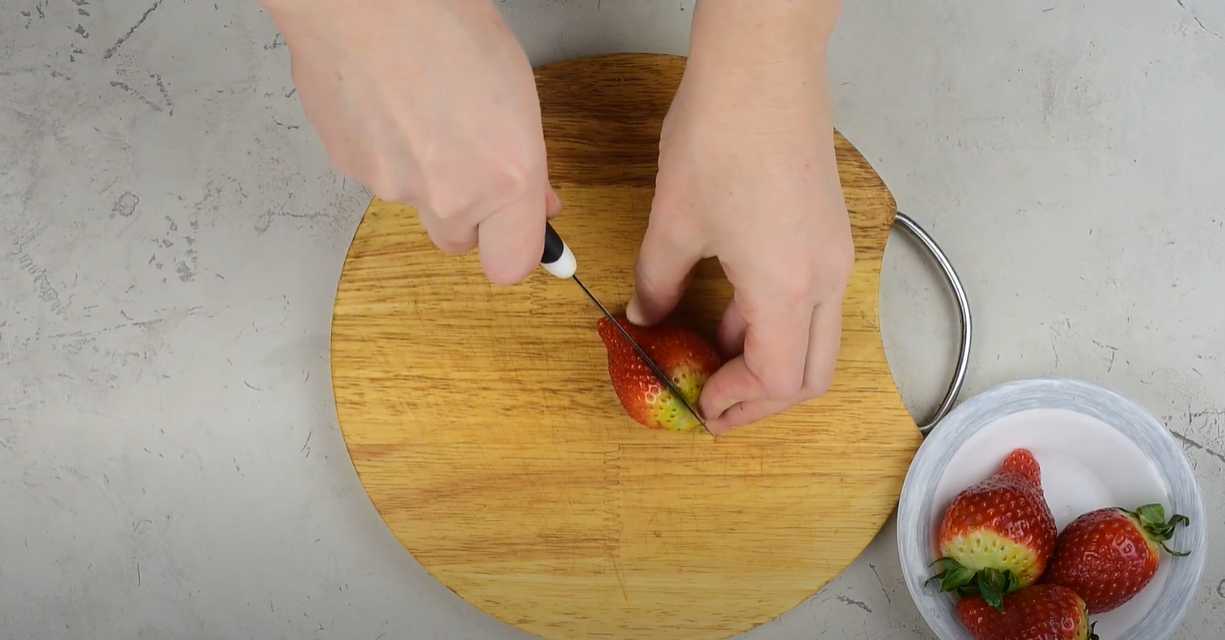 Crêpes aux fraises - Étape 8