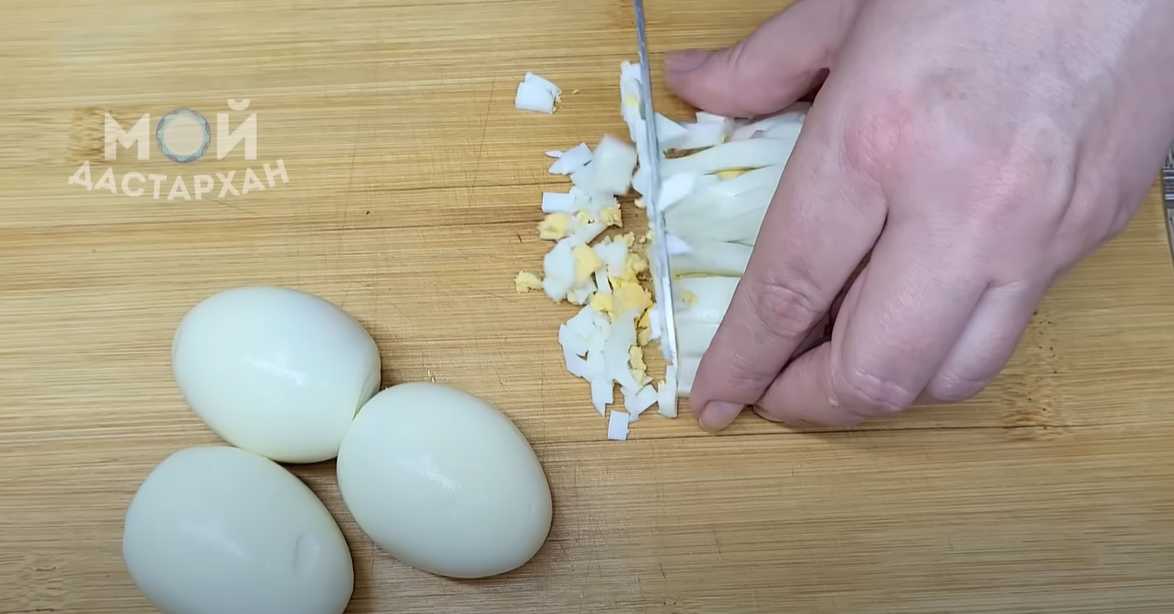 Okroshka classique au kéfir - Étape 7