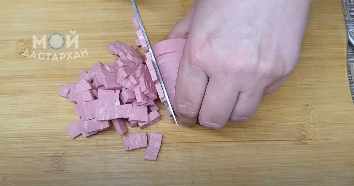 Okroshka classique au kéfir - Étape 6