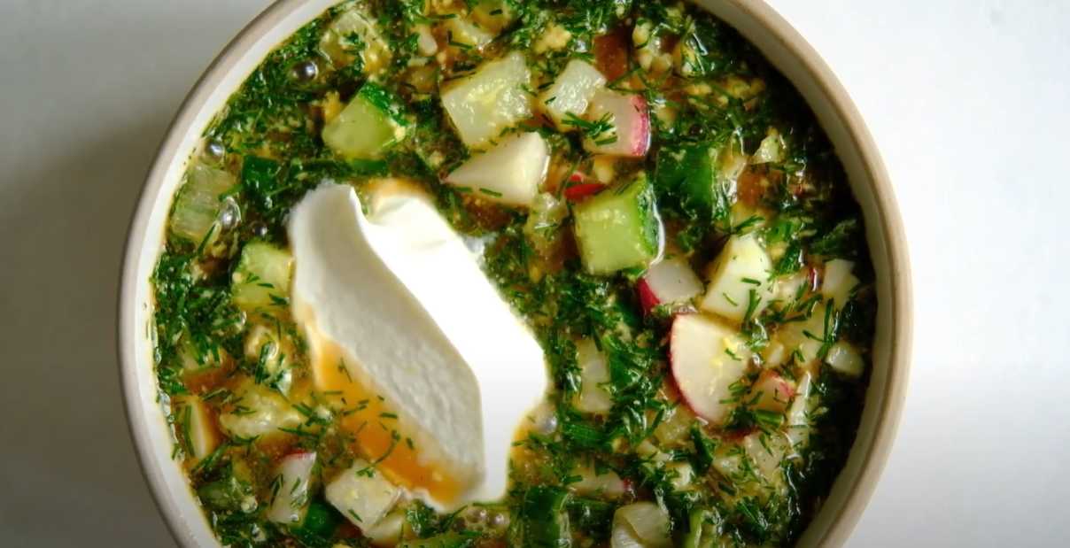 Okroshka classique au kvas - Étape 11