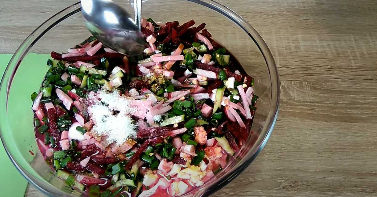 Bortsch froid aux betteraves marinées en bocal - Étape 4