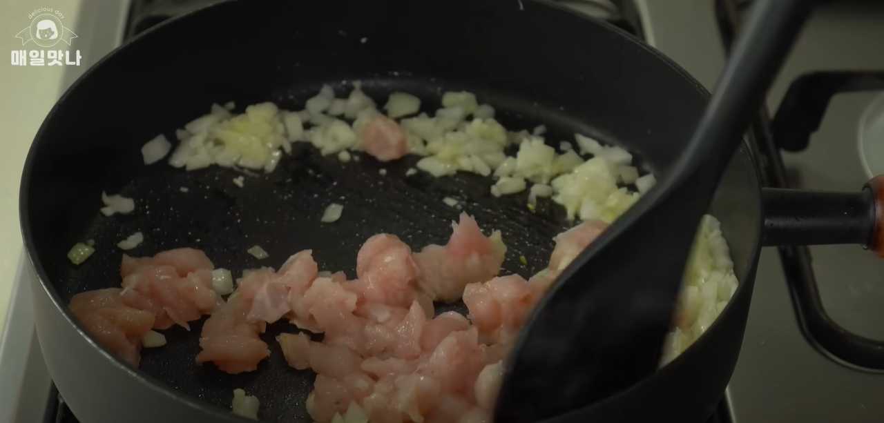 Mini choux farcis au poulet et aux pois chiches - Étape 5