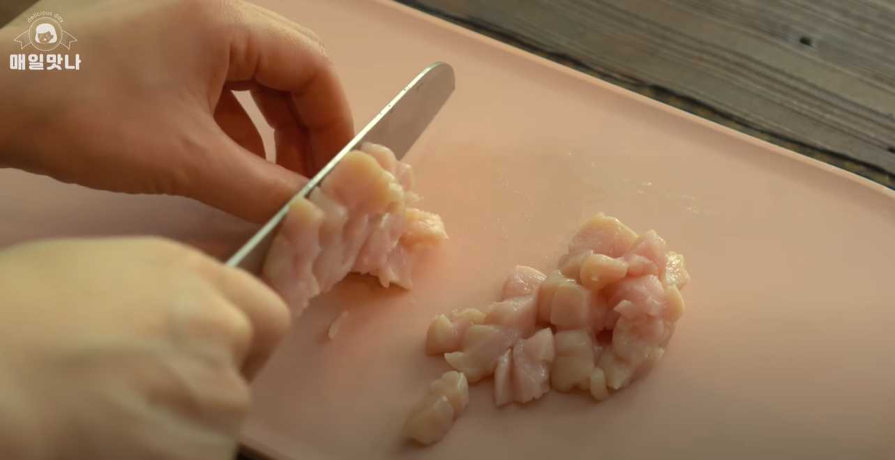 Mini choux farcis au poulet et aux pois chiches - Étape 2