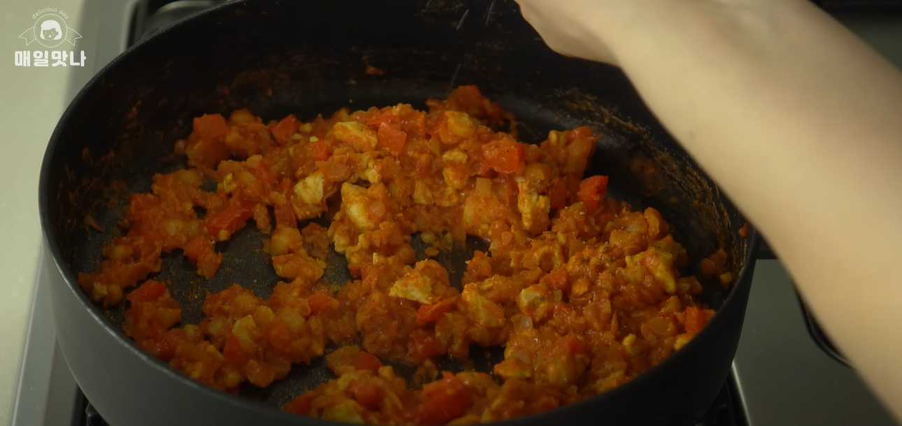 Mini choux farcis au poulet et aux pois chiches - Étape 9