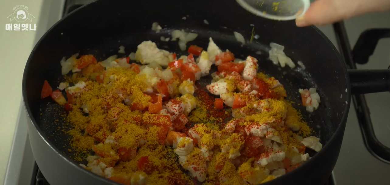 Mini choux farcis au poulet et aux pois chiches - Étape 7