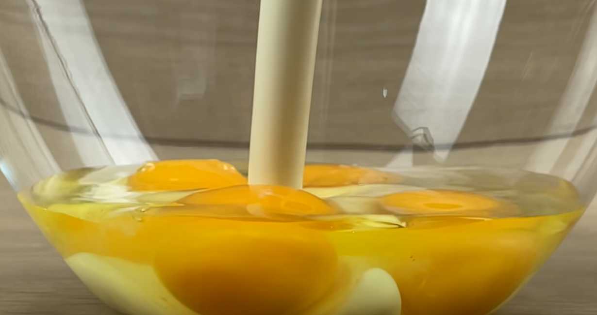 Omelette au chou et aux saucisses - Étape 6