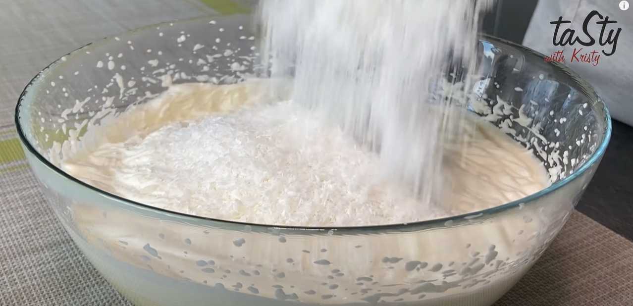 Crème glacée à la noix de coco Bounty Étape 3