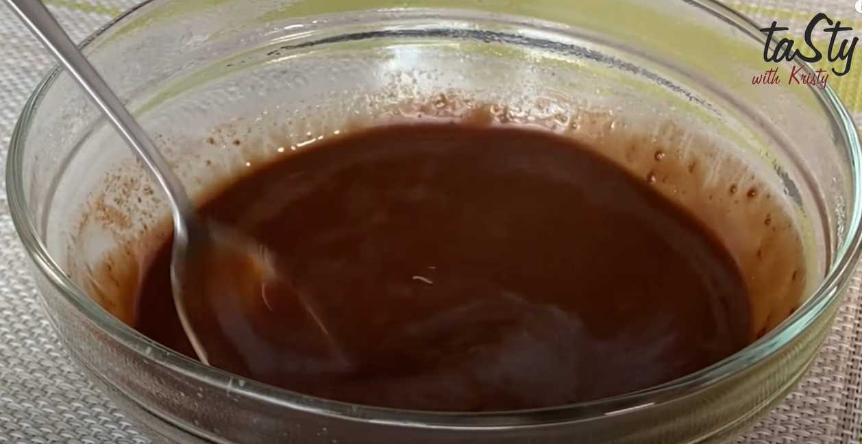 Crème glacée à la noix de coco Bounty, étape 5