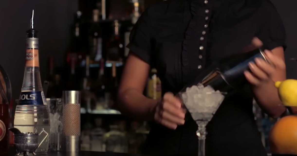 Cocktail Alexander, étape 4