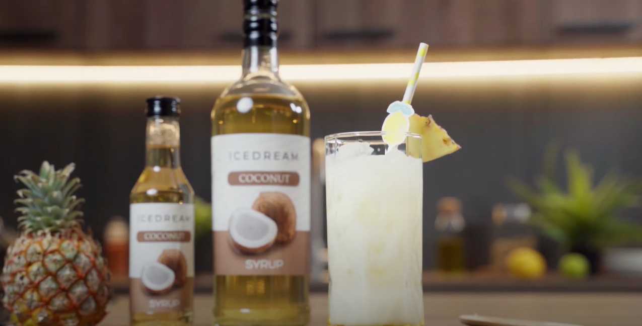 Cocktail Pina Colada - Étape 3
